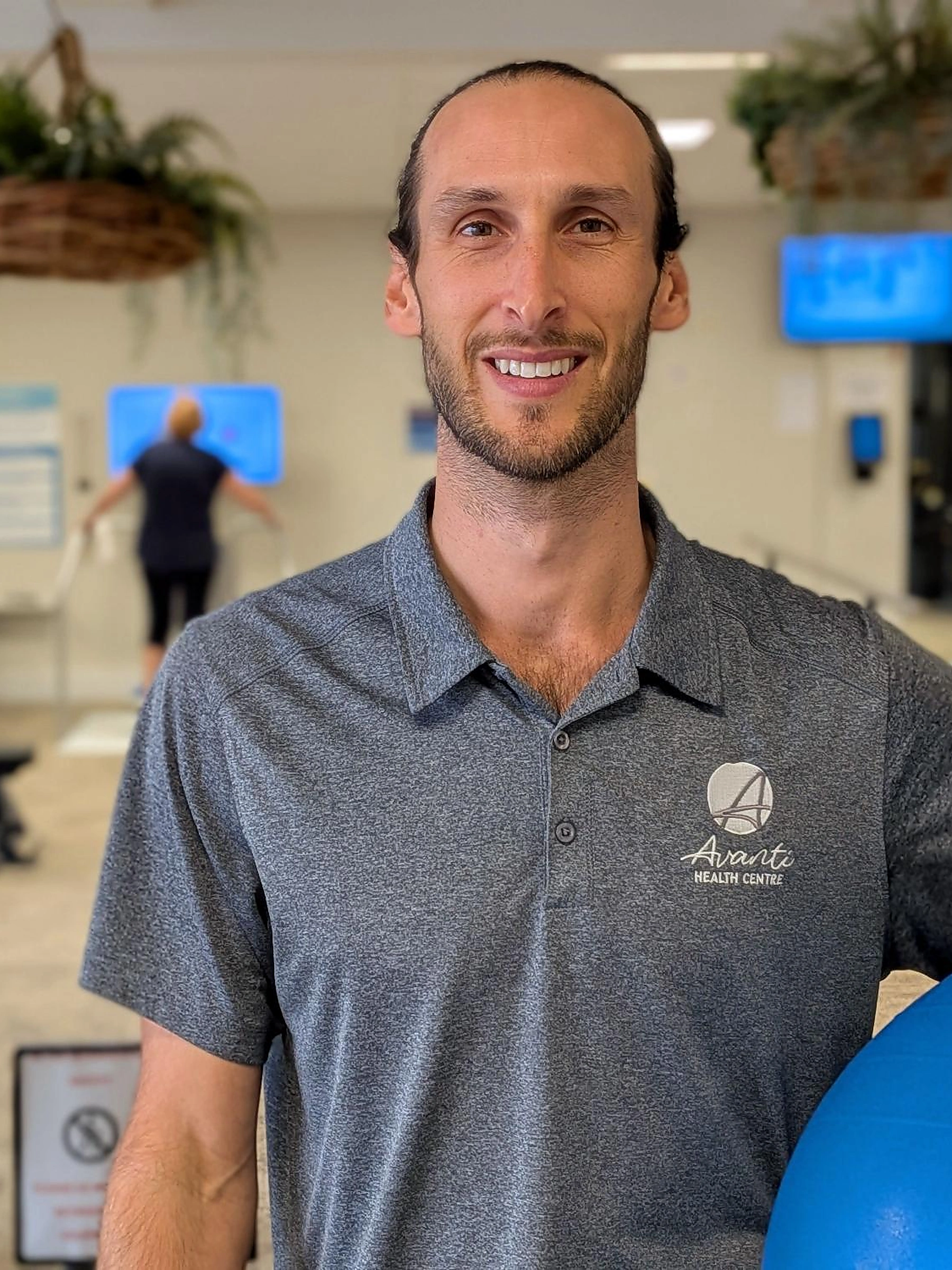 Ben, Senior Exercise Physiologist at Avanti Health Caloundra, in the clinic