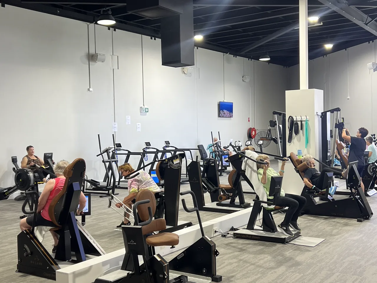 Open lounge and training floor inside Avanti Gym Mackay